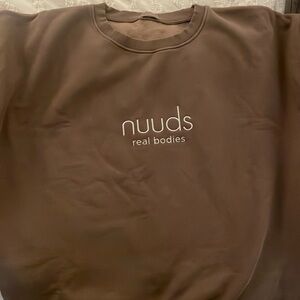 Nuuds real bodies crewneck sweatshirt